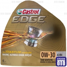 Castrol 0w30 Edge Titanium Motor Yağı 4LT GTX0304E 