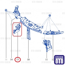 Dacia Duster 2 Far Sacı Alt Kısım Sağ (2018>>) 625184981R 625184981R