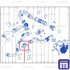 Dacia Logan 1 Duster 1 Hava Giriş Borusu Uç Kısım Panelde Olan 960155900R 960155900R
