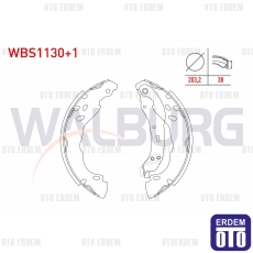 Dacia Logan Cielo Clio C3 Fren Pabucu Balatası Arka 2004-2016 WBS1130+1 