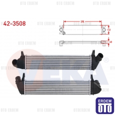 Dacia Logan Turbo Radyatörü (İntercooler) 1.5 Dcı 2004-2012 42-3508 42-3508