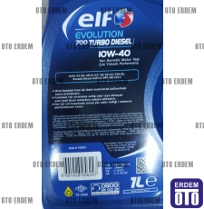 Elf Evolution 700 STI-S Dizel ve Benzinli Motor Yağı 10W-40 (1 Litre) ELF10401TD-ELF ELF10401TD-ELF