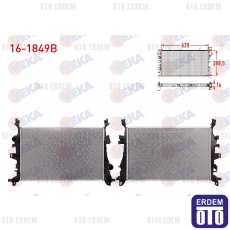 Fiat 500X Su Radyatörü Brazing 1.3 Mjt 2014 16-1849B 16-1849B