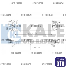 Fiat Albea Turbo Radyatörü 51718679 51718679