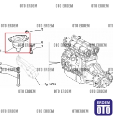 Fiat Bravo Motor Takozu Orjinal 7778602 7778602 