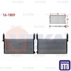 Fiat Doblo Su Radyatörü 1.2i 2001-2010 16-1809 16-1809