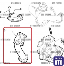 Fiat Doblo Turbo Borusu 1.9 JTD 46748868 46748868