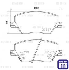 Fiat Egea Ön Fren Balatası TRW 77367628 77367628