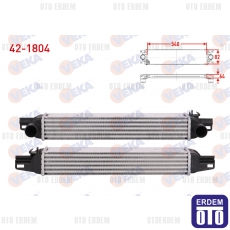 Fiat Fiorino Turbo Radyatörü (Intercooler) 1.3 Mjt Euro 4 2007 42-1804 42-1804