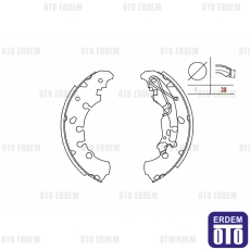 Fiat Grande Punto Fren Balata Arka WGNBS-FI018 WGNBS-FI018