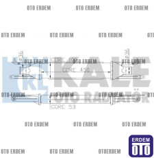 Fiat Grande Punto Turbo Radyatörü 55700449  55700449 