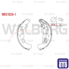 Fiat Linea Fren Pabuç Balata Arka 2007>> WBS1028+1 
