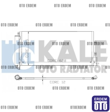 Fiat Linea Klima Peteği Radyatörü  51785227 51785227