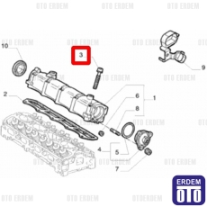 Fiat Marea Bravo Brava Külbütör Kapak Civatası 7773926 7773926