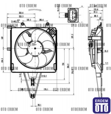 Fiat Palio Klimalı Fan Motoru 46449101 46449101