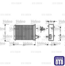 Fiat Palio Siena Kalorifer Radyatörü Peteği Valeo 7078698 7078698