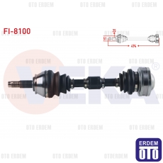 Fiat Punto Alfa Romeo 147 Aks Sağ Ön Komple  1.3 Jtd 1.9 Jtd 2001-2010 FI-8100 