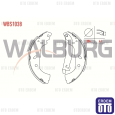 Fiat Scudo Fren Pabucu 1996-2006 WBS1038 