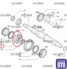 Fiat Senkromenç Maşon Göbeği 3/4 46797726 46797726