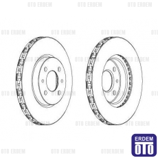 Fiat Stilo Ön Fren Disk Takımı Opar 52015293 52015293