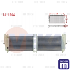 Fiat Uno 70 Su Radyatörü Mekanik 1.4i M-T 1994-2000 16-1806 16-1806