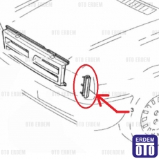 Fiat Uno Ön Sağ Panjur Bakaliti 7639891 7639891