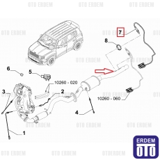 Jeep Ranegade Compass Oksijen Nox Sensörü Orjinal 46345721 46345721