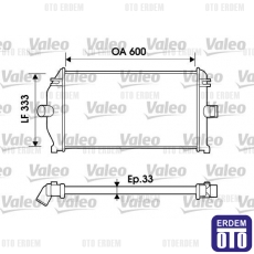 Laguna 1 Turbo Radyatörü 1.9Tdi Valeo 7701045349 7701045349