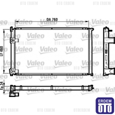 Master 2 Motor Su Radyatörü Valeo 7701046209 7701046209