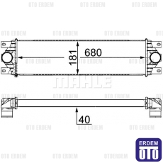 Master 2 Turbo Radyatörü Mahle 7701043695 7701043695