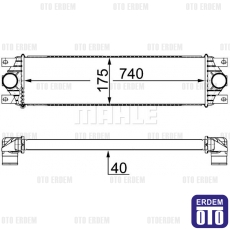 Master 2 Turbo Radyatörü Mahle 7701057121 7701057121