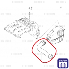 Megane 2 K4J Hava Kanal Hortumu 8200168345 8200168345