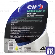 Motor Yağı 5W-40 Elf Moligraf (4 Litre) ELF5404 - Elf 