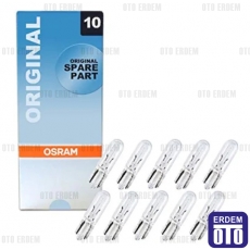 Osram Gösterge Ampülü Dipsiz Küçük 12V 1,2W 43-os 43-os