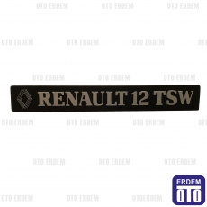 R12 TSW Bagaj Yazısı Renault 12 7702128354 7702128354