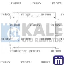 Renault Clio 2 Klima Radyatörü 7700436062 7700436062