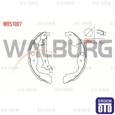 Renault Clio IV Captur Lodgy Duster Sandero Fren Pabuç Balata Arka 2012- WBS1007 