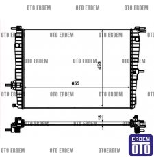 Renault Fluence Motor Su Radyatörü Orjinal 214100067R 214100067R