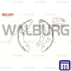 Renault Kangoo Fren Pabucu Balata Arka 1998-2008 WBS1099 