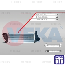 Renault Kangoo Turbo Radyatörü Intercooler Kelepçe Sıkmalı 1.5 Dcı 2008 42-3514 42-3514