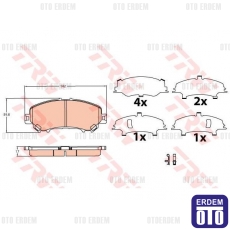 Renault Koleos II Ön Balata Takımı TRW 410604EA0A 410604EA0A