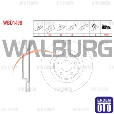 Renault Koleos Ön Fren Diski WBD1498CD 
