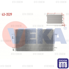 Renault Laguna 2 Klima Radyatörü 1.6i 16v 2001-2007 43-3529 43-3529