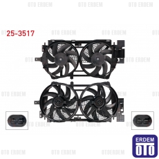 Renault Laguna Fan Motoru Davlumbazlı Çift Fanlı 1993-2001 25-3517 25-3517