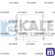 Renault Megane 1 Motor Su Radyatörü Kale 7700429769 7700429769