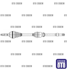 Renault Megane 2 Otomatik Vites Sağ Aks 8200613828 8200613828