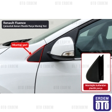 Renault Megane 3 Dış Ayna Köşe Bakaliti SOL 638750012R 638750012R