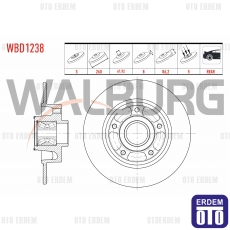 Renault Megane Scenic Fren Diski Arka WBD1238 
