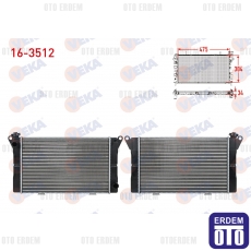 Renault R12 Su Radyatörü Mekanik 1.4 1971-2000 16-3512 16-3512