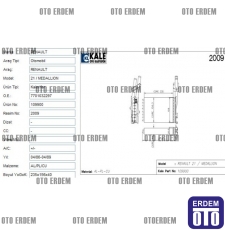 Renault R21 Optima Kalorifer Peteği Radyatörü 2 Sıra 7701032297 7701032297